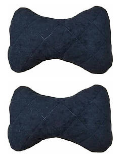 Подушка на підголівник тканина Антара чорна (2шт/к-кт)