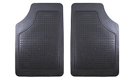 Килимки гумові (2шт ) чорні "Акцент" YP-GROUP "Дубно" ПРЕМІУМ (передні)