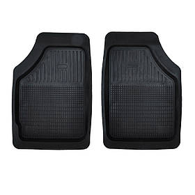 Килимки гумові (2шт) чорні "Prima" Дубно YP GROUP NEW Передні (Низький борт 2,5см,)