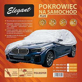 Тент Джип/Мінівен 480x195x155 см (L) з підкладкою 100262 PEVA "ELEGANT" (кишені під дзеркало, блиска