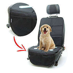 Захисна накидка переднього сидіння Вологонепроникна "Elegant"100 663 чорна (47х121см)