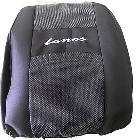 Чохли мод.Daewoo Lanos 96- (Підголовники)Чорні, центр Чорний "Автосвіт"