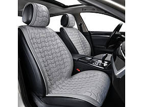 Накидки сидінь преміум класу велюр "Beltex" Chicago Сірий (grey) Передні BX85250