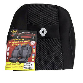 Чохли мод.Renault Megane III 08-14 універсал (з Підлок.) Чорні "АвтоСвіт"5 під-ка,зад.спинка закрита