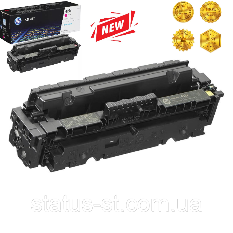 Картридж HP 415X magenta (W2033X) для принтера Color LJ Pro M479dw, M479fdn, M479fdw, M479fnw, M454dn аналог