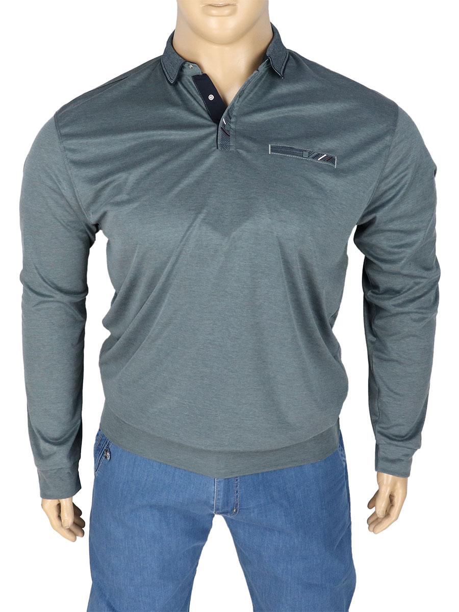 Чоловічий батнік Better Life 2703 B Yesil великого розміру, фото 1