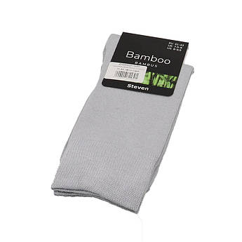 Бамбукові чоловічі шкарпетки Steven 069 св.сір.бамбук