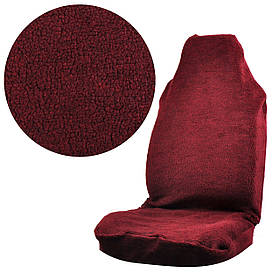 Чохлі - Хутряни B-XL Бордо - "Каракуль"