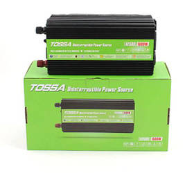 Перетворювач 12V -220V/1500W Модиф. синус з функцією UPS+1USB +1Розетка "Tossa" TAU1500L-1500W