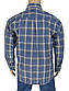 Чоловіча сорочка Desibel 0340 B indigo великих розмірів, фото 8