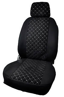 Універсальні чохли на авто Rcar Luxe B (комплект нитка сіра)