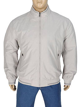 Куртка демісезонна чоловіча у великому розмірі Santorio SM 8654-BAT Bej