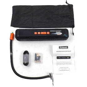 Автомобільний Компресор Elegant Force PLUS 100015 - 12V/6000 mAh/10Атм 4-режими