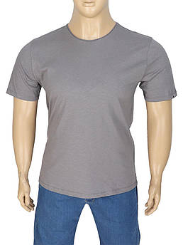 Сіра чоловіча однотонна футболка MCL Style 35665-B Gri