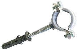 Хомут сталевий +дюбель+шпилька (M8) 20-25 1/2"  1/240