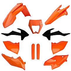 Повний комплект пластика Polisport на KTM EXC/EXC-F "17-"19, OEM "17-"19