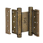 Петля барна 101OA125B з гальмом антична латунь 125мм