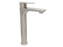 Змішувач для умивальника MILLZ литий високий MRS-SS-0019 нержавіючий
