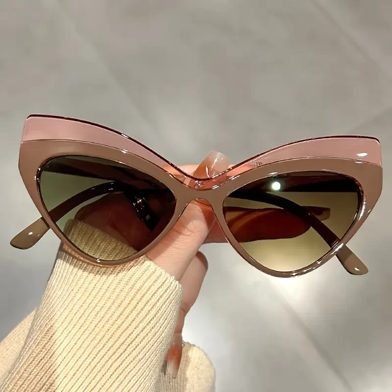 Жіночі сонцезахисні окуляри в стилі "котяче око", фото 1