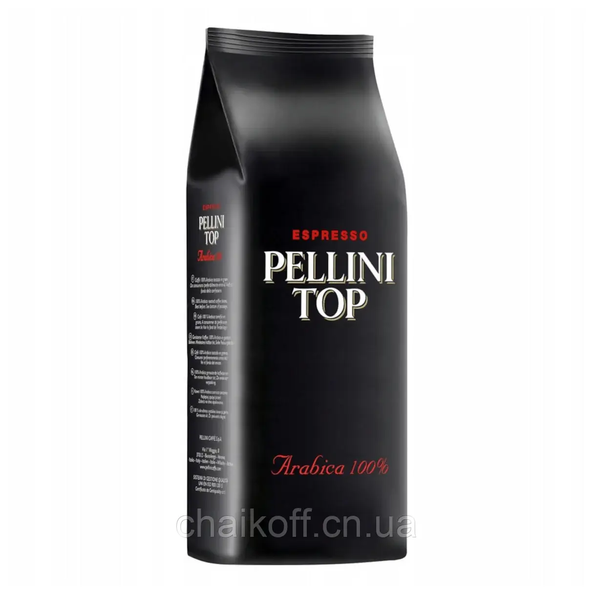 Кава в зернах Pellini Top 100% арабіка 1000 г (Італія)