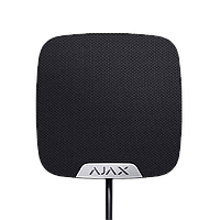 Дротова сирена для приміщень AJAX HomeSiren Fibra (black)