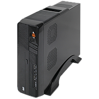 Корпус LP S605 BK 400W Slim 2xUSB 2.0
