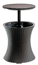 Стол - бар пластиковий Keter Cool Bar Rattan, коричневий