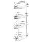 Поличка-сітка кутова четверна W2102 (21,5*21,5*70см)