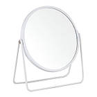 Trento Дзеркало кругле настільне двостороннє матовий білий