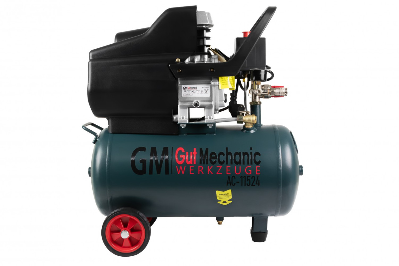 Компресор повітряний GUT MECHANIC 24Л 1.5KW 220V 198Л/ХВ, фото 1