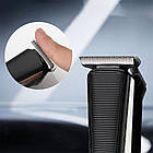 Аккумуляторный триммер для стрижки волос и бороды + 3 насадки, V-926 / Беспроводная машинка для стрижки волос, фото 6