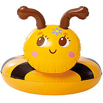 Дитяче надувне коло Intex 59220B (58х55 см) Бджілка, фото 2