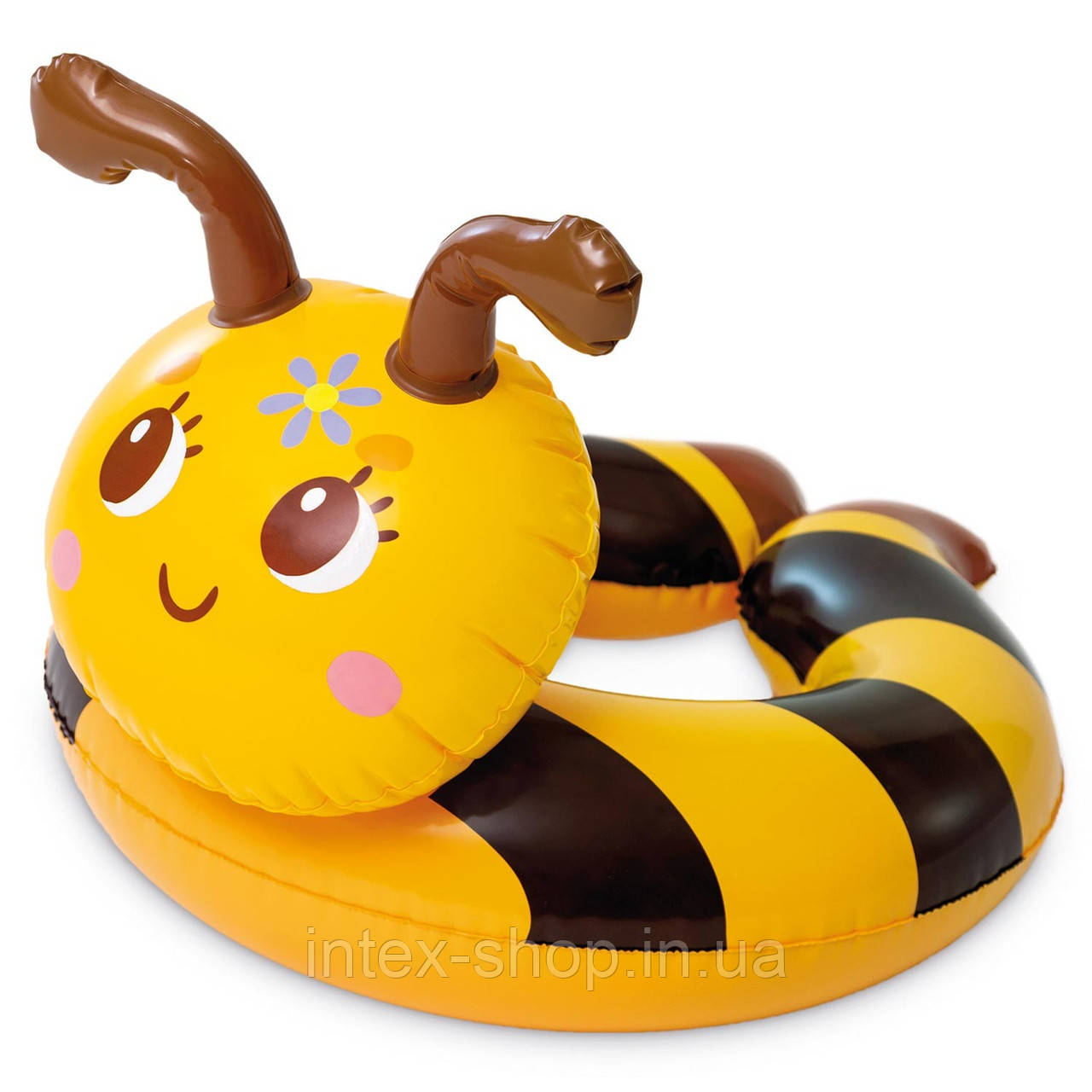 Дитяче надувне коло Intex 59220B (58х55 см) Бджілка