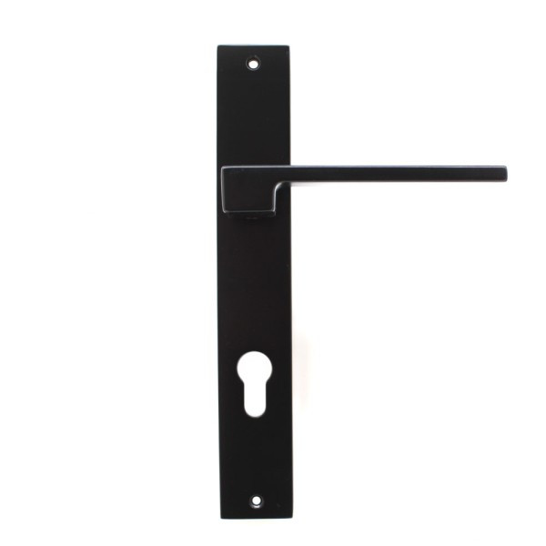 Ручка на планці CONVEX 1535 85мм мат чорний кл, фото 1