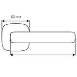 RDA Ручка POLO браш мат нікель R ф/з (роз 6мм), фото 2