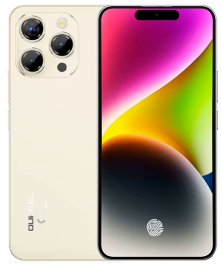 Смартфон OUKITEL P1 8/256GB Gold AMOLED Display NFC Helio G99 6.7"120Hz + скло + чохол