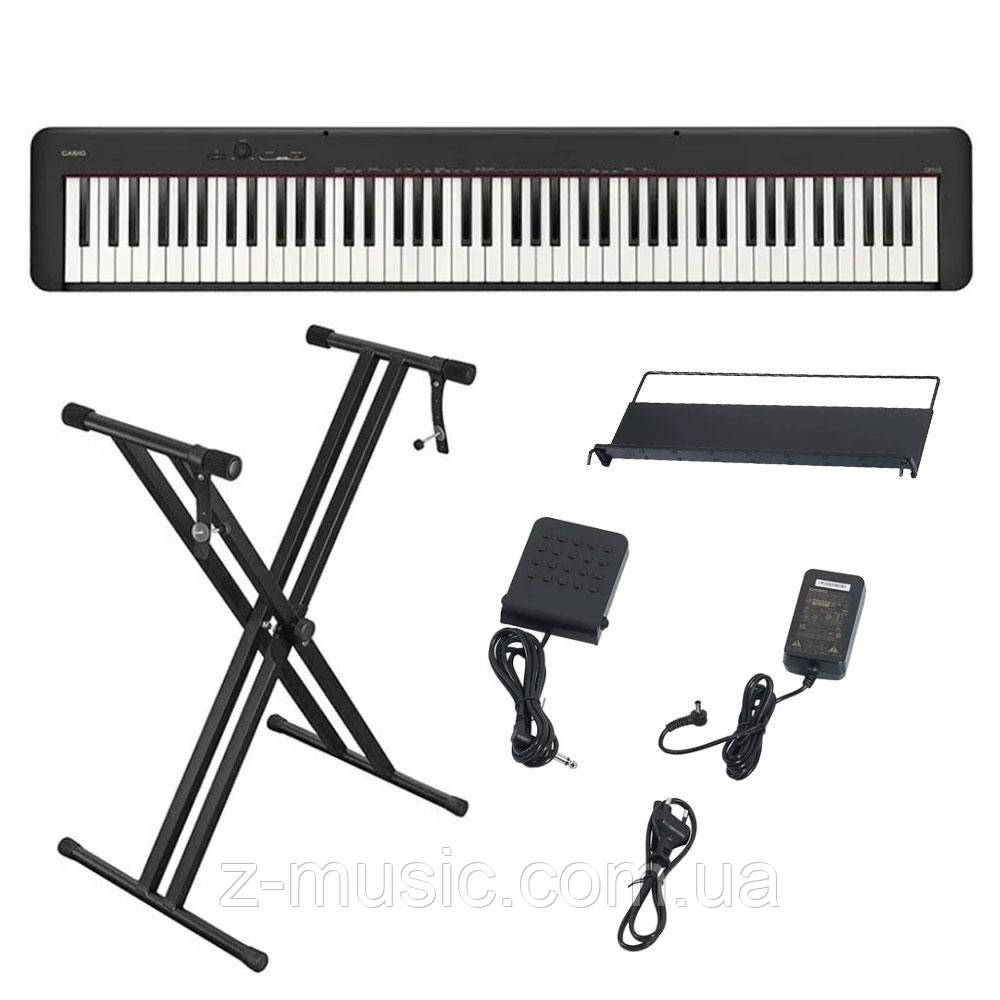 Цифрове піаніно Casio CDP-S110 BKC7 Black (стійка, блок живлення, педаль, пюпітр)