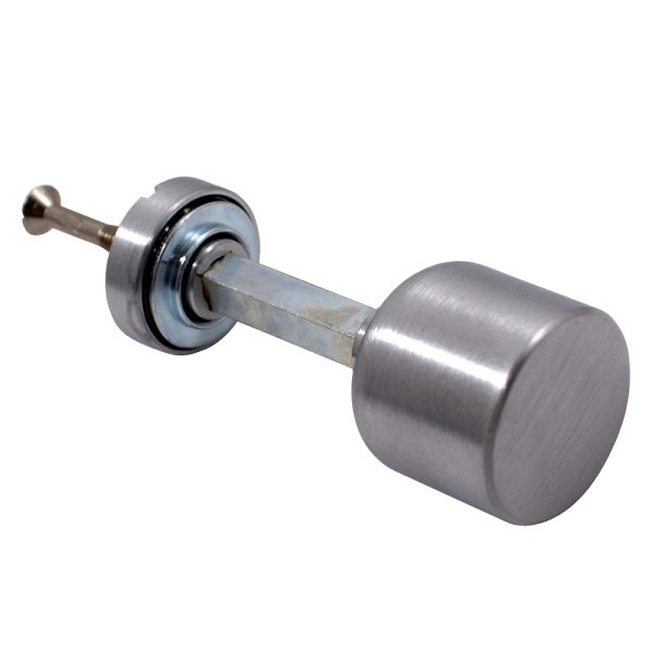 Дверна накладка під WC Nuda кноб хром матовий, фото 1