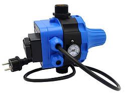 Контролер тиску електронний 1,1кВт toНасоси з розеткою манометром та кабелем 10.26.RS.LS-08