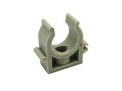 Кліпса PPR Ø25 сірий колір ASCO® 100/1000шт