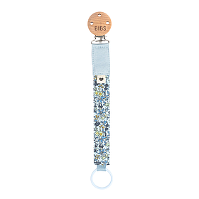 Тримач для пустушки BIBS x Liberty Pacifier Clip, Chamomile Lawn Baby Blue