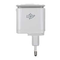 Зарядка для телефона LP 25W (Type-C+USB) QC3.0 PD + кабель (Type-C to Type-C) 25WCH