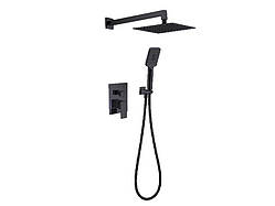 Душова система AIM прихованого монтажу чорний матовий DG205 (matte black)