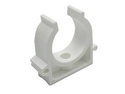 Кліпса PPR Ø32 білий колір ASCO® 70шт