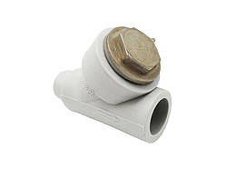 Фільтр грубої очистки внутрішній-зовнішній PPR Ø25 білий колір ASCO® 10/50шт