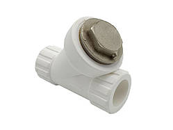 Фільтр грубої очистки внутрішній PPR Ø25 білий колір ASCO® 10/50шт