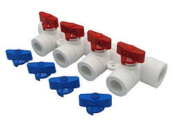 Колектор кульовий універсальний Ø.32x20 3 виходи білий колір (3/18шт) ASCO®