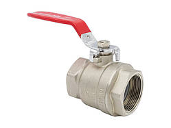 Кран кульовий Valogin Optima 1 1/2" ВВ червона ручка VG-102205 1/8 шт