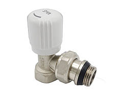 Радіаторний вентиль Valogin 1/2" ручного регулювання кутовий VG-601201 1/14 шт
