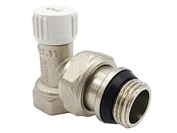 Радіаторний вентиль налаштувальний 1/2" Valogin кутовий VG-602201 1/20 шт